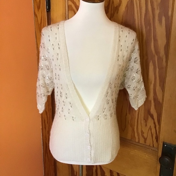 3 for 20 $ bundle The Loft Feminine Beaded & Sequined Cardigan - Picture 8 of 14